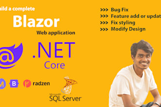 build, update or fix your blazor dot net web app