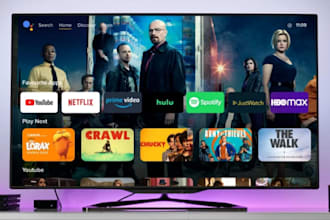 do live streaming app, ott app, smart tv app, iptv app, vod app, roku channel