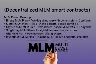 design and develop high quality MLM software and website
