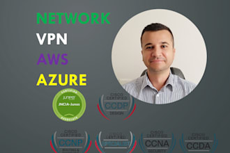configure network and vpns in AWS, azure, vultr