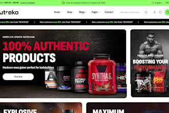 build peptide website nutraceutical supplement website peptide nootropic store