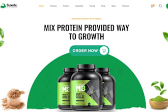 create nutraceutical supplement website peptides sarms nootropic shopify store