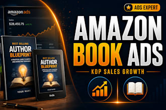 setup amazon KDP ads for fiction books to increase sales and ads management