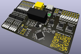 create pcb design, pcb, circuit board, schematic, gerber, bom, in easyeda, kicad