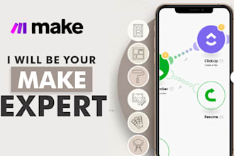 set up make com make automation made com workflow zapier with api integration