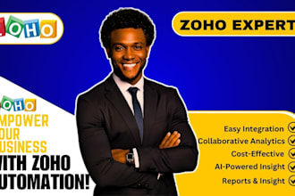 setup zoho automation zoho one, zoho books zoho desk, campaigns and automations