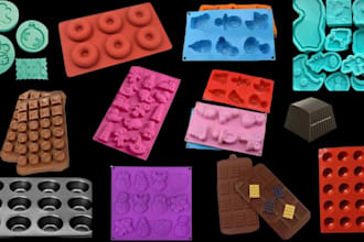do 3d chocolate mold design silicone mold candy cake mold injection mold in stl