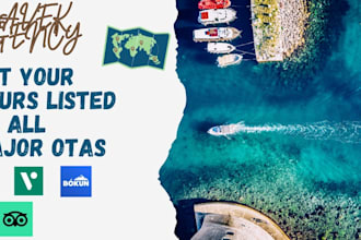 do, optimize your tour listings on ota bokun, tripadvisor, viator, getyourguide