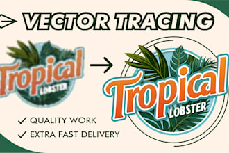 vector trace logo or image ai psd pdf svg eps