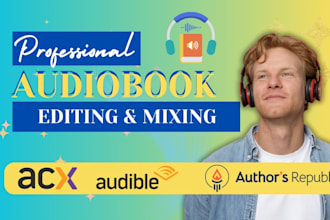 edit and master audiobook