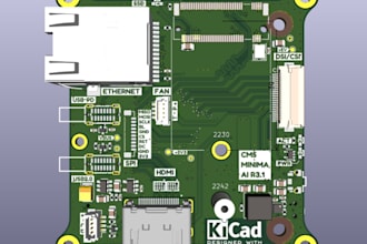 circuit design, pcb design, create gerber and bom files