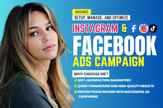 professionally manage your facebook and instagram ads campaigns to drive results