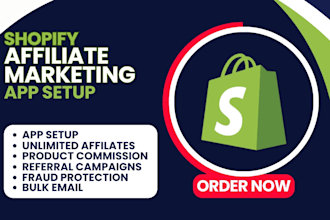 set up shopify affiliate marketing uppromote referral candy goaffpro aftership