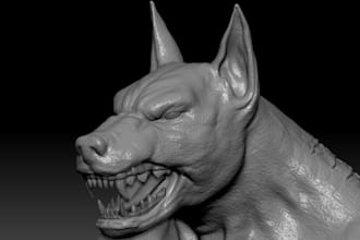 sculpt high quality 3d model for 3d printing and rendering in blender