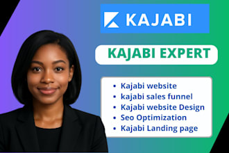 build kajabi website kajabi landing page online course sale funnel landing page