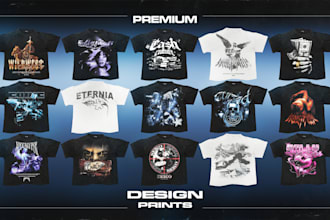 design custom streetwear t shirts, hoodies, and clothing graphics