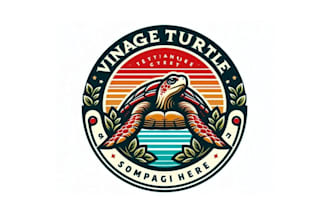 creative a awesome turtle logo design