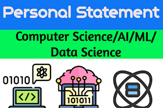 assist with personal statements in computer science