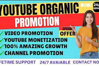 viral organic youtube video promotion boost channel engagement subscribers views