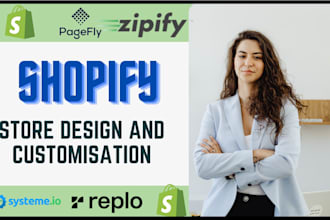 design shopify product page, zipify, replo, shopify landing page jewelry website