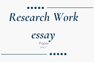 do well researched content,paper, fix ai writing, format and apa 7