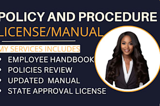 write group home, home care policies, procedures, and licensing manuals