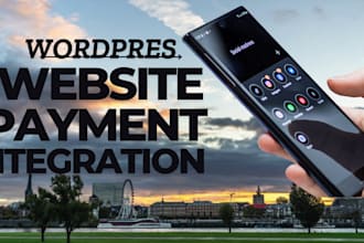 integrate payment gateway and optimize your wordpress business website
