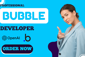 develop bubble io bubble app web app fix bubble website build mvp bubble saas