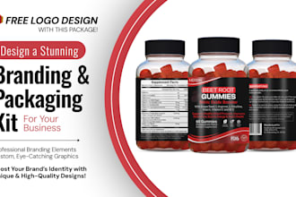 do unique modern packaging labels and amazon label design
