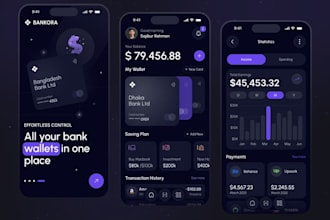 build crypto wallet app, fintech app, blockchain app, financial app,exchange app