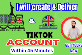 create USA tiktok account USA tik tok shop tiktok marketing USA tiktok shop