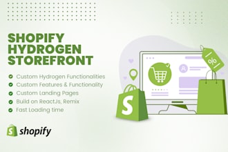 create shopify hydrogen headless storefront