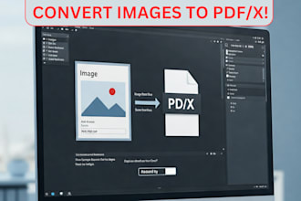 convert image to high resolution PDF x format x1a x3 x4 swop