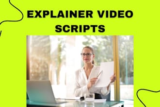 write an engaging script for your animated explainer video