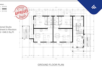 design residential plan commercial plan for city permit as a licensed architect
