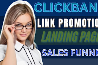 build clickbank affiliate link marketing sales funnel and klaviyo landing page