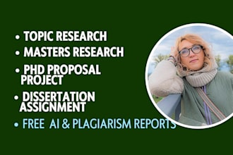 any topic thesis, masters research, dissertation work, and phd proposal project