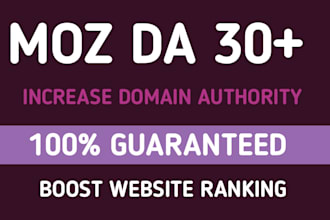 increase law firm moz da with high quality backlinks