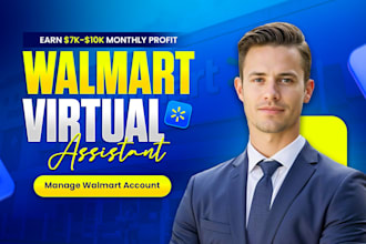 be your walmart expert for dropshipping wfs fbm as a virtual assistant