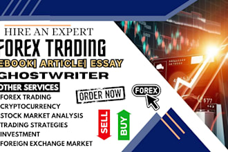 write forex trading ebook, forex ebook ghostwriter, online course, day trading