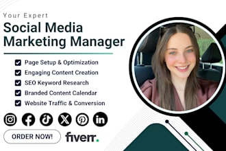 social media marketing manager content creator shopify marketing tiktok ads