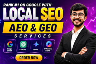 do local website SEO with aeo, GEO, off page and link building for ai search