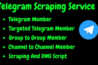 do telegram scraping, scraper, scrap, bot subscribes