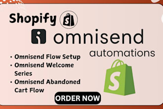 setup omnisend automation shopify email flows sms marketing campaigns