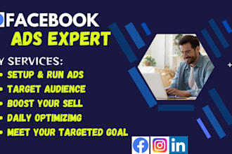create and run fb and istagram ads with targeted audience