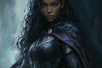 design a character for a 2d game, d and d or anything