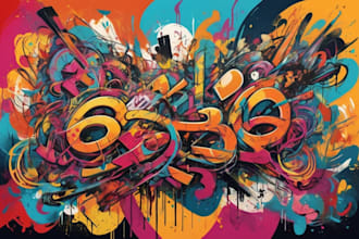 do illustration expresionism art, graffity, abstract