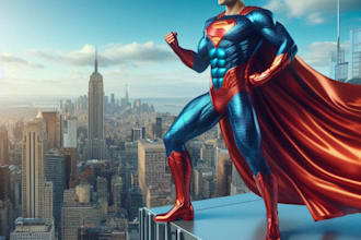 draw you a superhero character