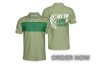 create print golf polo t shirt