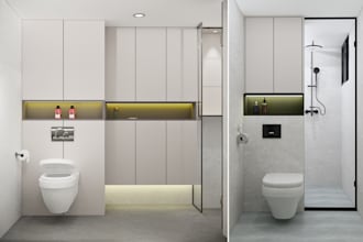 modern bathroom interior design
